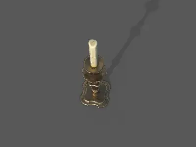 Candle Stand  3D model Low-poly 3D model