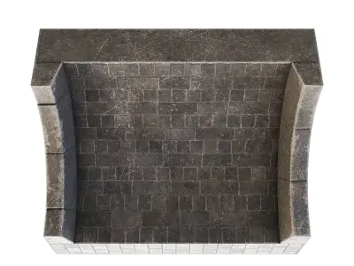 Dungeon Wall Top 3D model