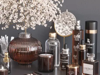 bathroom accessories 12 3D model