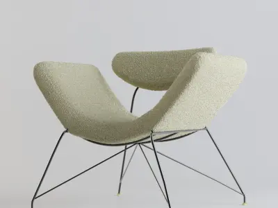 Reversivel Chair Low-poly 3D model