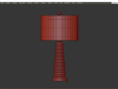 Heathfield Co Piera Table Lamp Low-poly 3D model