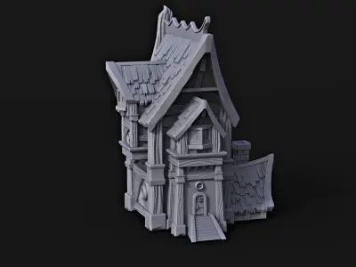Fantasy House 3D print model