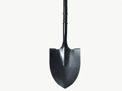 Garden Shovel 3D model