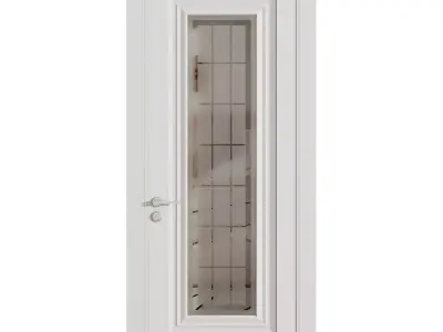 Interior door 17 Low-poly 3D model