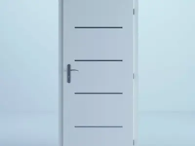 White Door 27 3D model