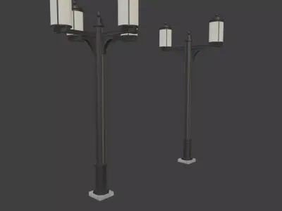 Berlin Alber Speer lamps 3D model