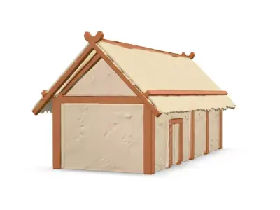 PRIMITIVE AFRICAN HUT SHELTER HOUSE COLLECTION 3D model