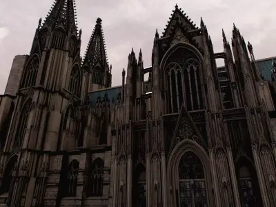 Cathedral Cologne 3D model