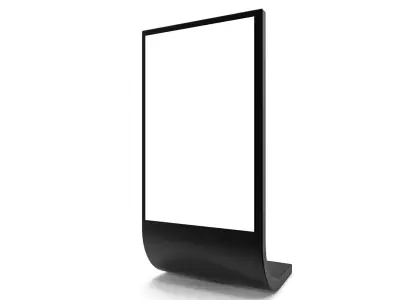 Advertising stand display Billboard 14 Low-poly 3D model