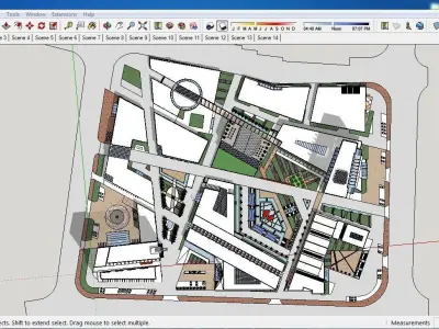 Sketchup Shopping Center A7 3D model