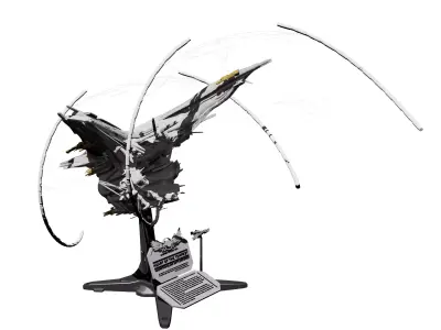 Expanse Magnetar Class Battlecruiser 3D print model