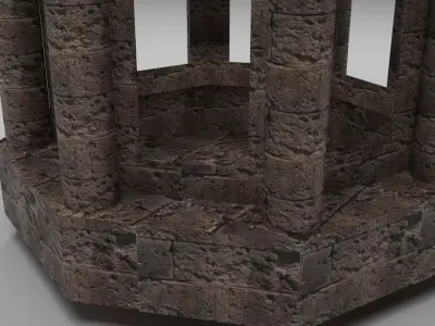 Yerevan Kievyan Street Dome 3D model