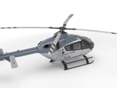 Generic Helicopter 01 3D model