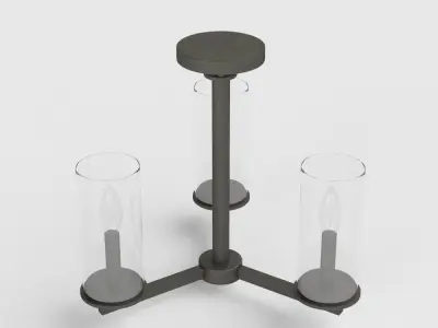 Myrie Light Semi Flush Mount  Free 3D model