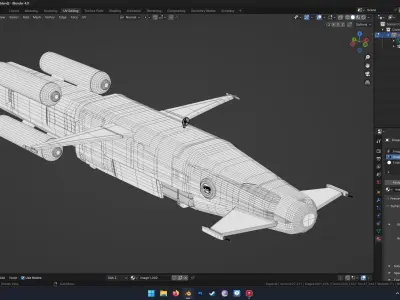 Impavid-class Torpedo Boat BLENDER EDITION - Star Wars Kimverse Low-poly 3D model