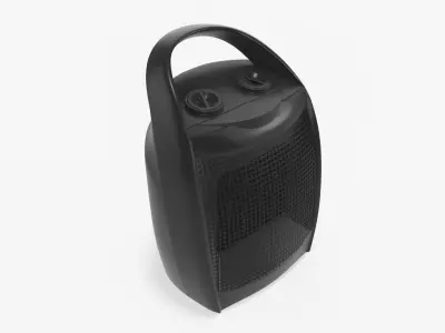 Portable electric heater 3D model