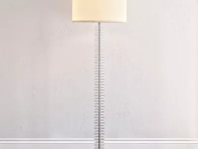 Stacked Lucite Floor Lamp 3D model