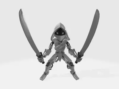 Ninja robot 3D model