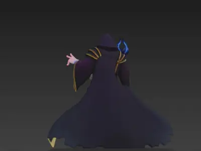 The Archmage Ascendant - Master of the Elemental Realms 3D model