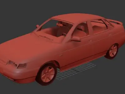 VAZ Lada 2110 sedan 1995 3D print model