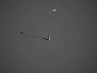 Street Light Low-poly 3D model