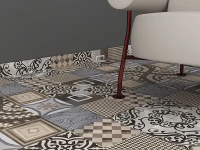 Tiles 60x60cm 3D model