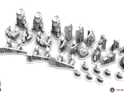 Feudal Guard Abhumans 3D print model