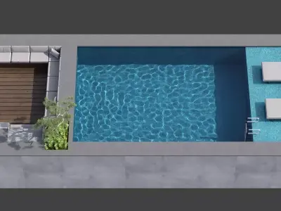 SWIMMING POOL NO107 A 3D model