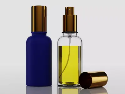 A bottle of perfume 3D model