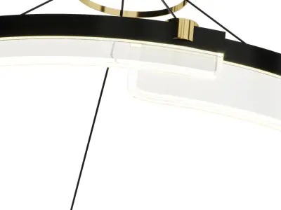 Aura Chandelier Low-poly 3D model