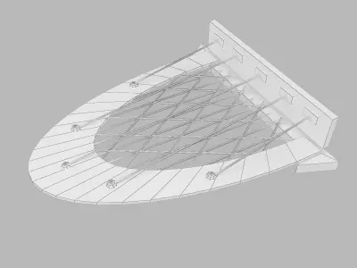 porch roof  3D model