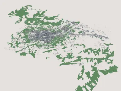 Oviedo City Spain 3D model