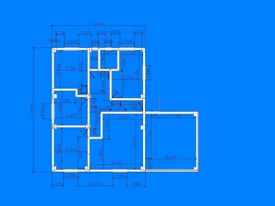country house 3D model