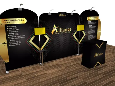 3D Tradeshow Model Free low-poly 3D model