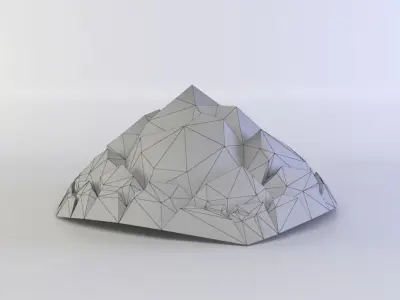 Rock Low-poly 3D model