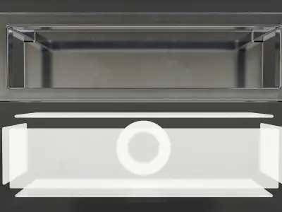 Wall Light V01 - High Poly 3D model