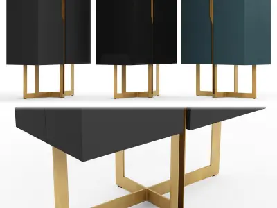 Mirage Cabinet By Cantori 3D model