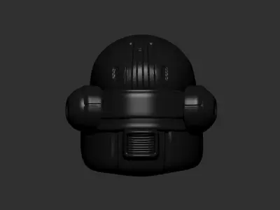 helmet high poly sculpt 3d printable ver 7 3D model 3D model 87