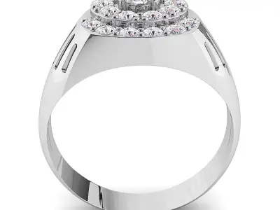 Small fancy mans ring 3D print model