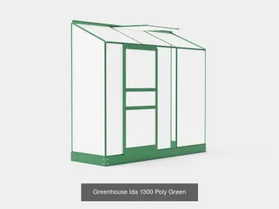 Collection of Greenhouse Ida Green - 4 Models 3D Model Pack