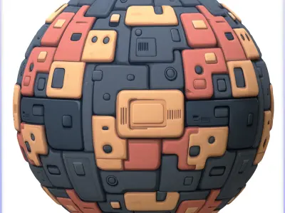 SciFi Seamless Texture Texture 19