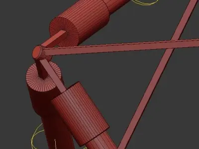 RH chandelier 3D model