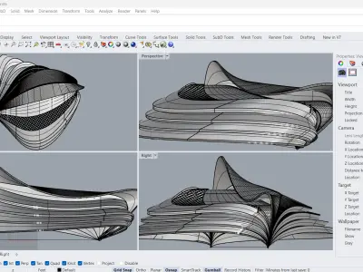Parametric Shopping complex Architecture 3D model