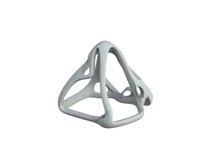 SciFi Cube Object No 59946 Low Poly Shape Low-poly 3D model