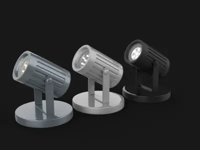 Indoor Spot Light 3D model