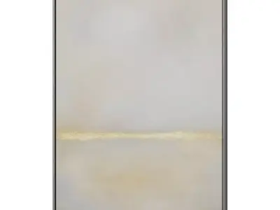 Set of 3 Abstract Paintings in Frames 3D model 137