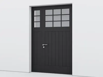 Aluminium door 161 3D model