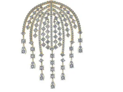 Pendant for modern women 3D print model