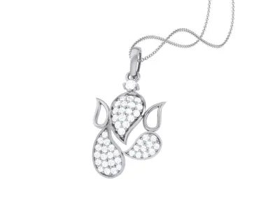 Spiritual Ganesha Pendant 3D print model shop