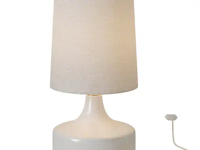 Nordic Bedside Table Lamp 3D model